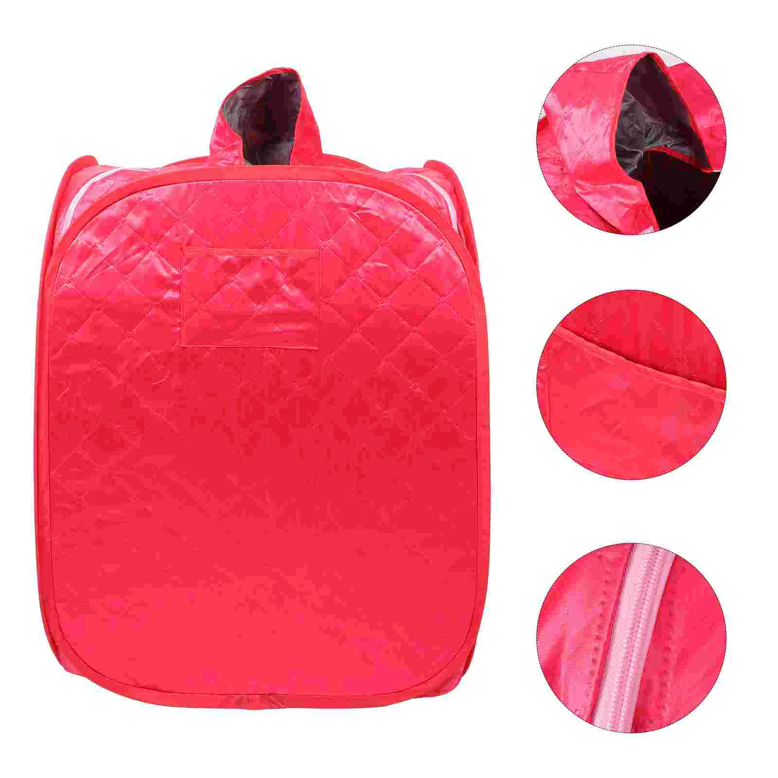 

Sauna at Home Folding Steam Box Single Man Tent Reusable Foldable Satin Cloth Travel