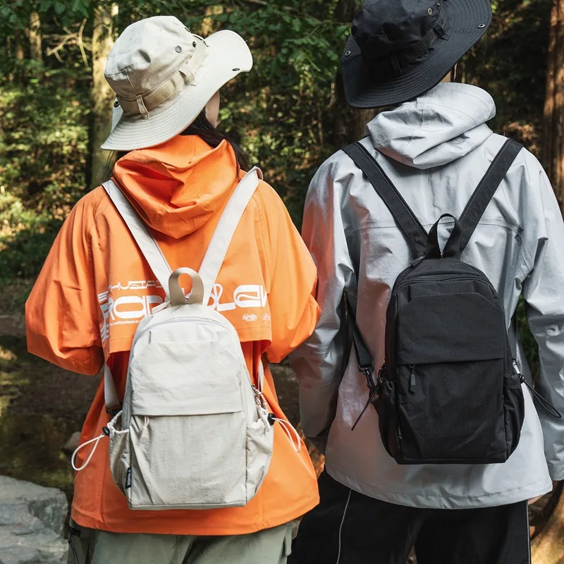 Functional Small Backpack Men's Fashion New Fashion Outdoor Breast Bag Women's Versatile Satchel Student Casual Shoulder Bag