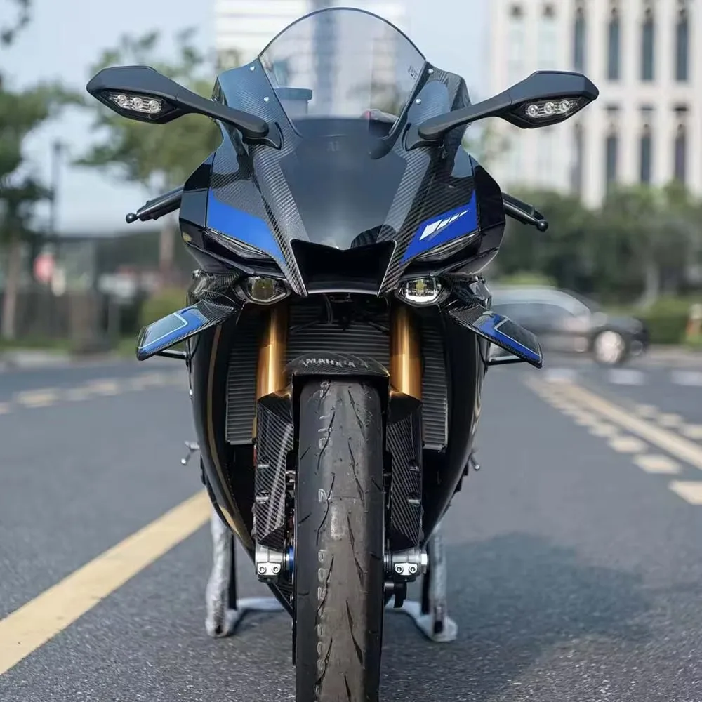 For Yamaha YZF-R1 R1M 2020-2025 NEW Motorcycle Accessory ABS Fairing Fixed Wing YZF-R1 Spoiler Winglet Wing Kit