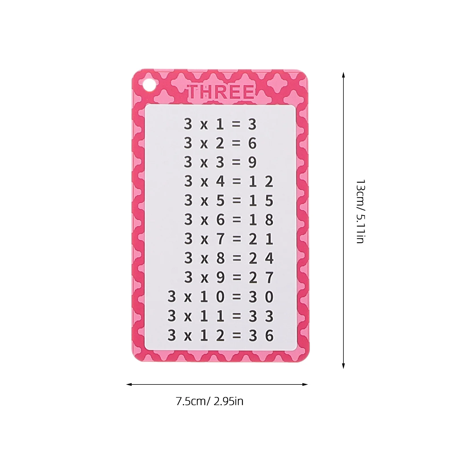13 pezzi Flashcard di moltiplicazione Carte colorate cancellabili a secco Scuola per bambini Gioco educativo per l'apprendimento della matematica Sussidio didattico