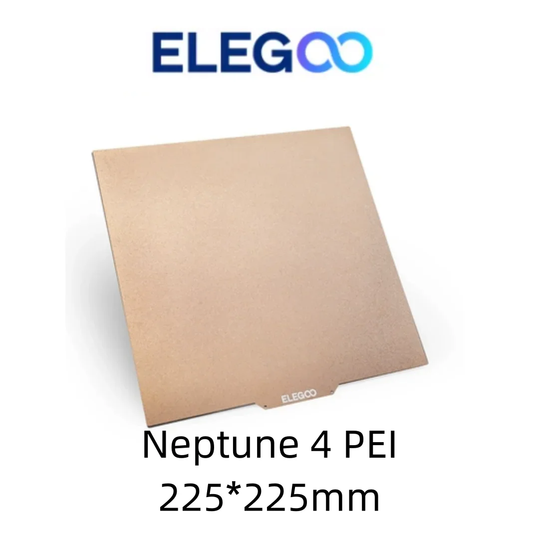 ELEGOO 3D Printer PEI Build Plate Kit(No stickers) for Neptune 4 4Pro 4Plus 4Max Hotbed platform Multi models official parts