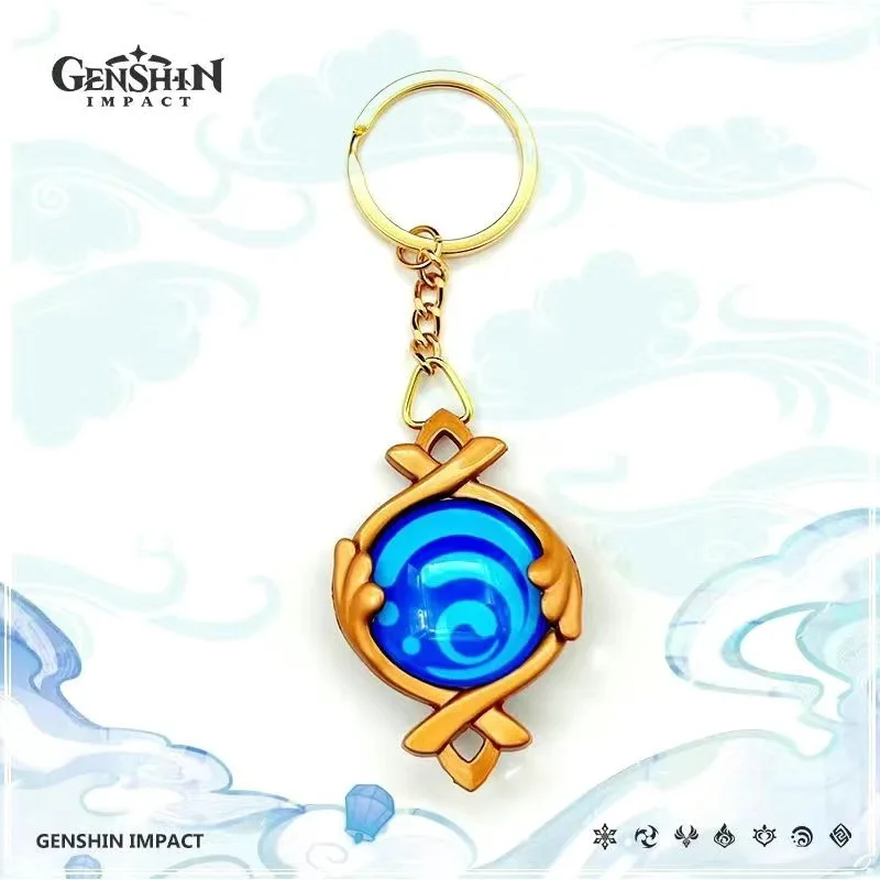 Genshin Impact Luminous Visions Anhänger Cosplay Anime Nod Krai Ineffa Auge Gottes Natlan Pryo Fontaine Hydro Cryo Für Tasche Geschenke – Detail 13