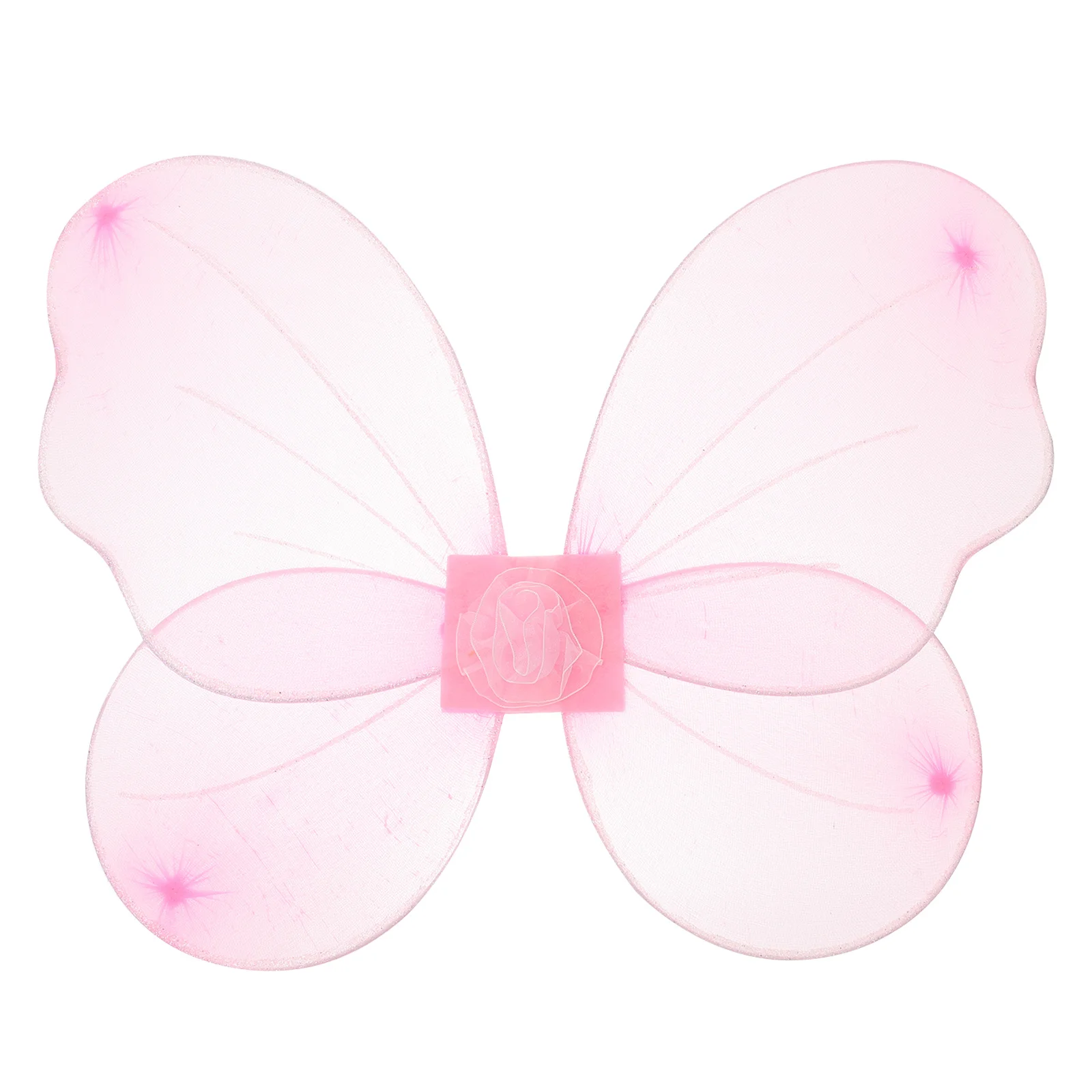 1 szt. Skrzydła motyla rekwizyt Skrzydła wróżki kostium dla dziewczynek tęczowe skrzydła motyli przebranie dla dzieci na imprezę urodzinową dekoracja