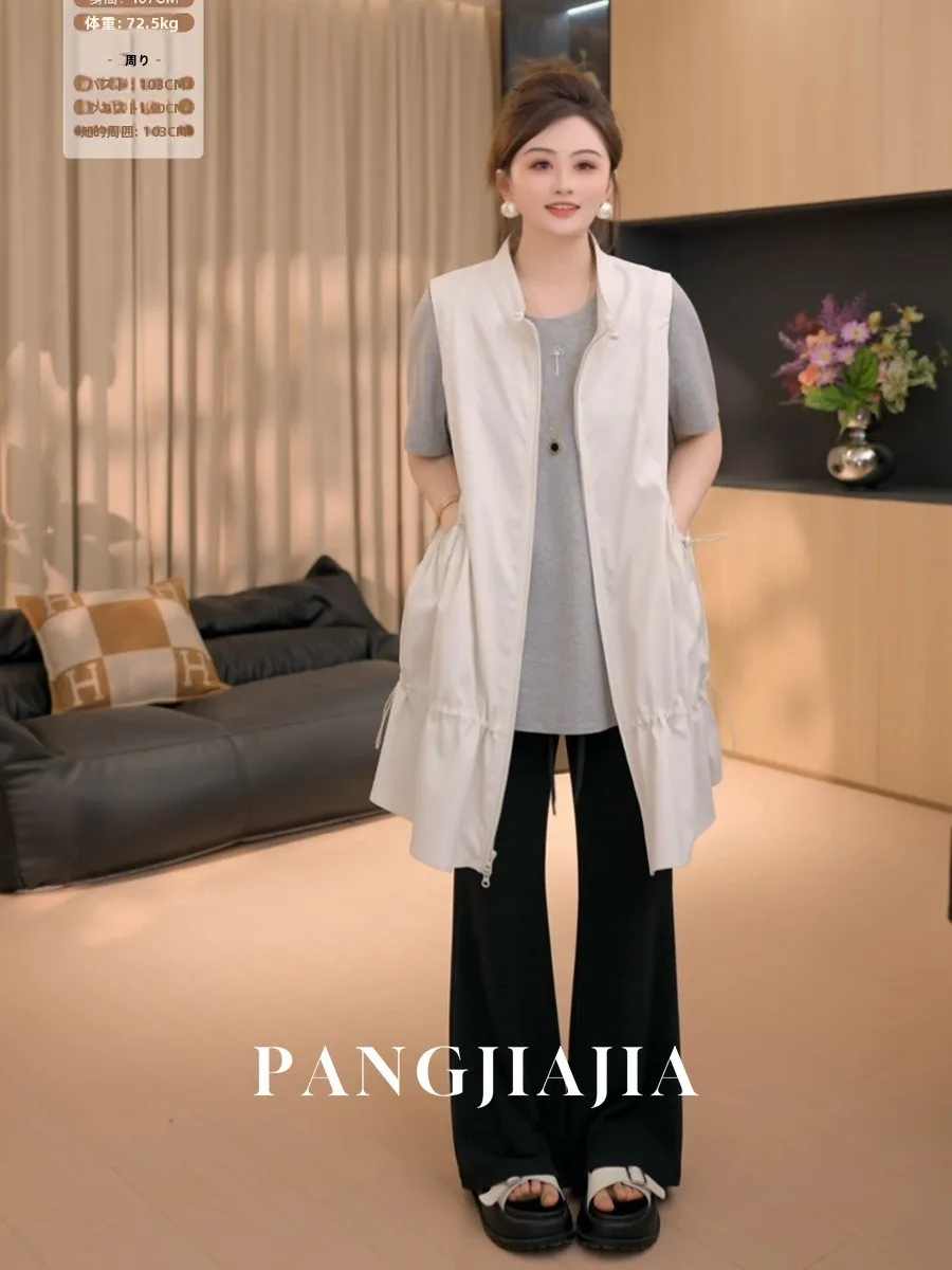 

Футболка больших размеров с коротким рукавом, свободного кроя, летняя, стройнящая, для женщин, удобная, дышащая, из эластичного волокна, с круглым вырезом...