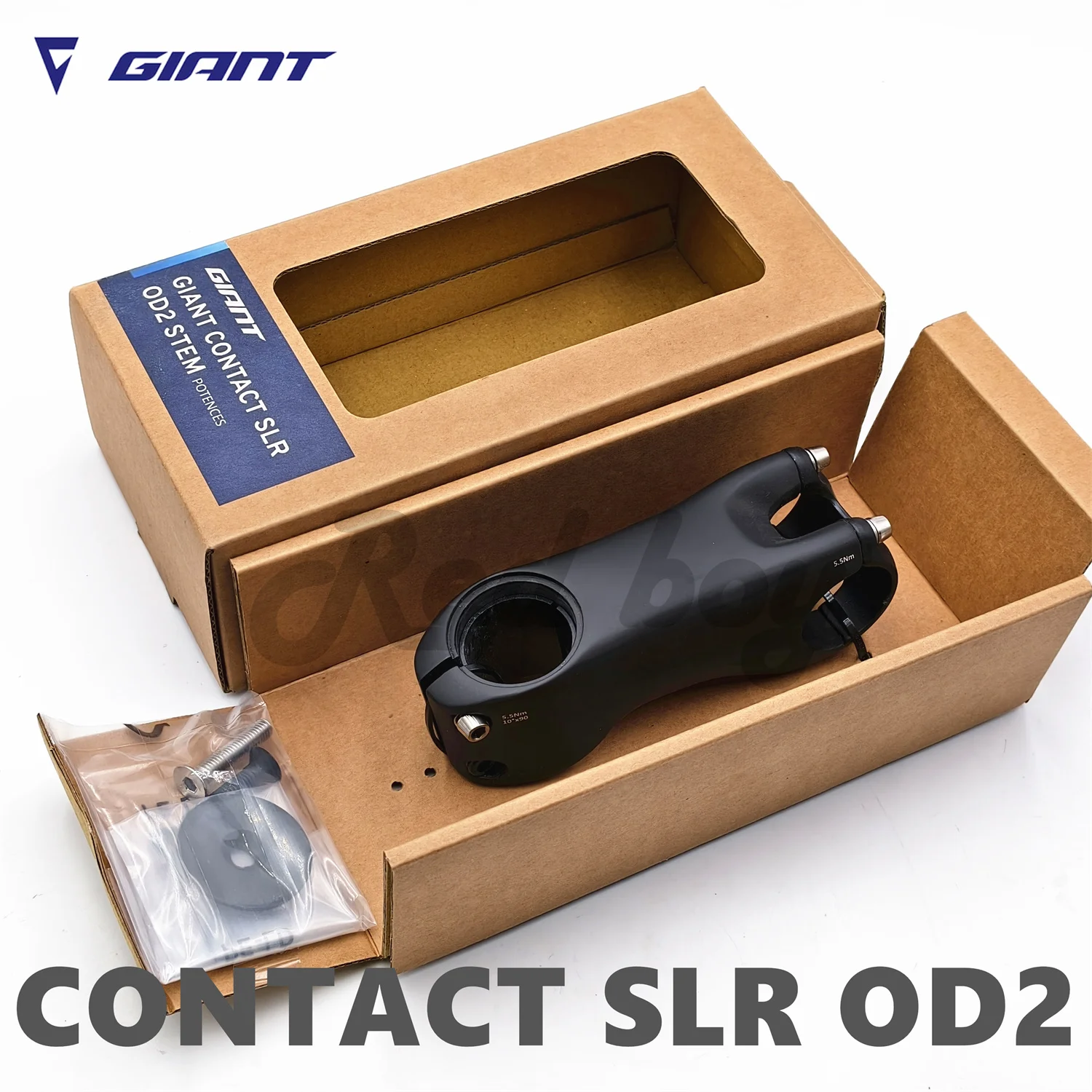 Giant Contact SLR OD2(31.8mm) 10° Bicycle Carbon Stem light and