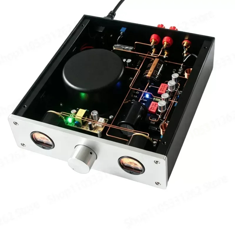 1875 Point to Point Amplifier DIY Handmade VU Meter Version TDA2050 TDA2052 Optional HIFI Amplifier