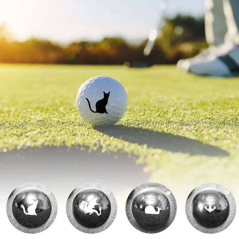 Golf Ball Golf Ball Liner Lines Marker Drawing Template Portable Durable Individuality Logo Stainless Steel DIY Tools