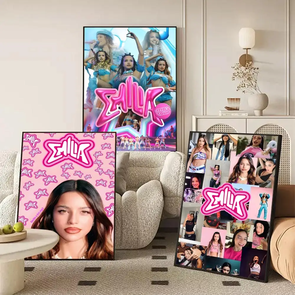 E-Emilia M-Mernes Singer Classic Movie Poster HD Anime Hot Theme Singer/OST/Movie-Waterproof Self-Stick Home Decor #2