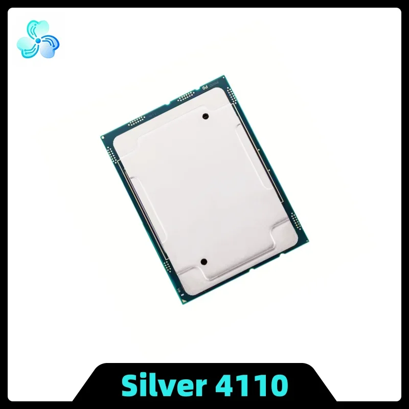 Xeon Silver 4110 CPU SR3GH 2.1GHz 11MB 8-Cores 16-Thread 85W LGA3647 CPU Processor for Server Motherboard SILVER4110 Spot