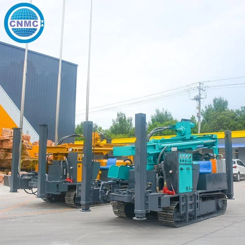 Tracked Water Well Drilling Rig Water Drilling Machine Deep Well Drilling Equipment 200m Rural Domestic Water Drilling