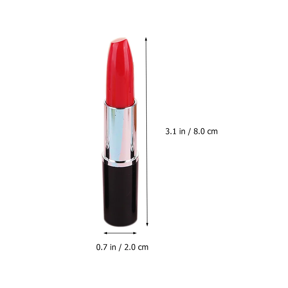 15 Pcs Ballpoint Pen Lipstick Creative Ball-Point Make up School Sign Shape Plastic Miss Students