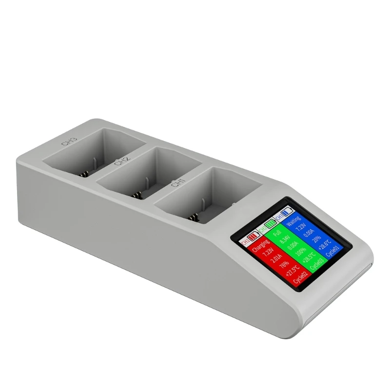 Charging Station for Mini 3 Mini 3 Batteries Efficient Extend Flight Time Overcharge protect LCD Display