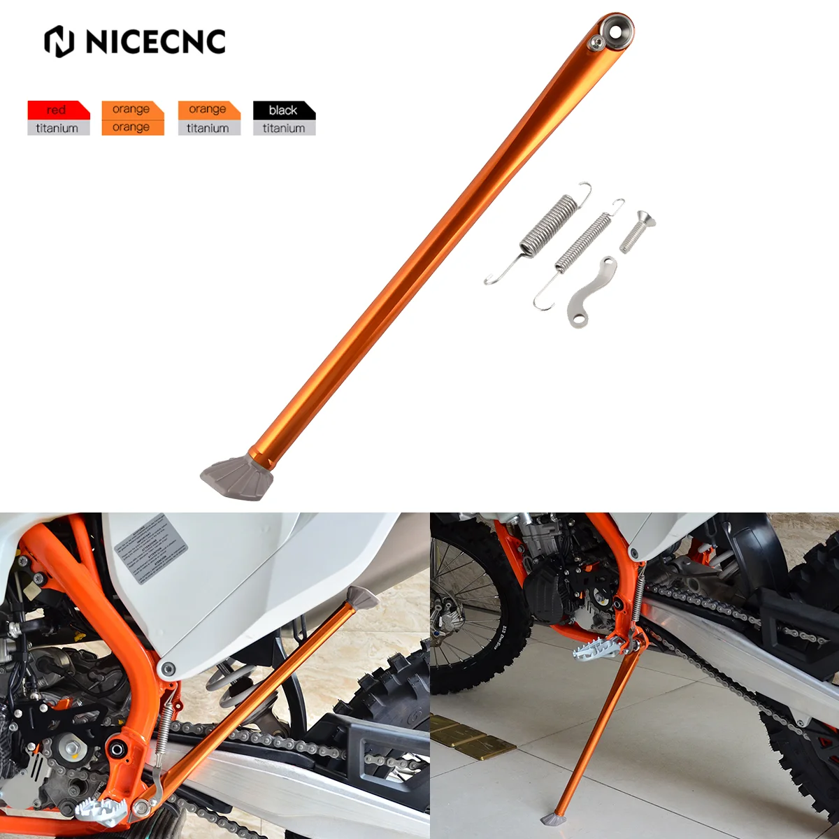 

NICECNC For 2023 KTM EXC 300 EXC-F 350 XCW TPi EXC EXCF 6D 500 450 400 350 300 250 200 150 125 XC XCF W 2017-2022 Kick Stand Kit