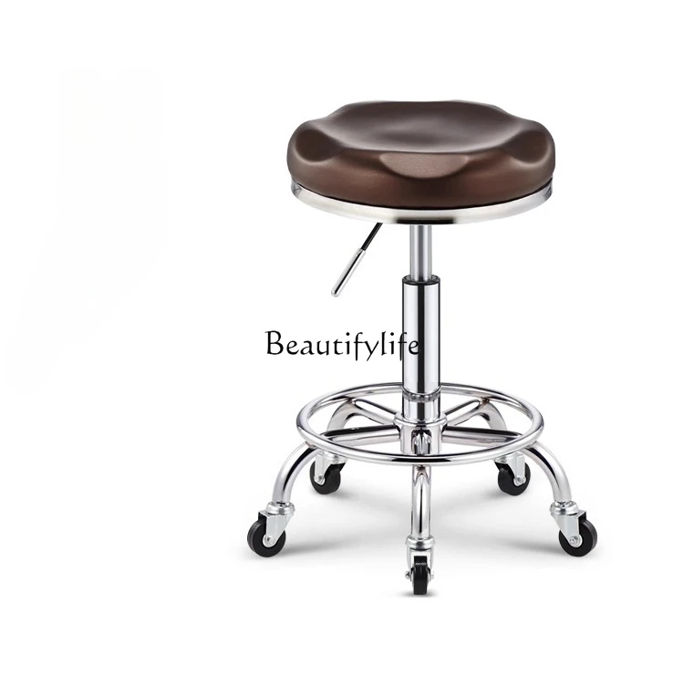 

Beauty Chair Large Work Stool Makeup Swivel Lift Bar Stool