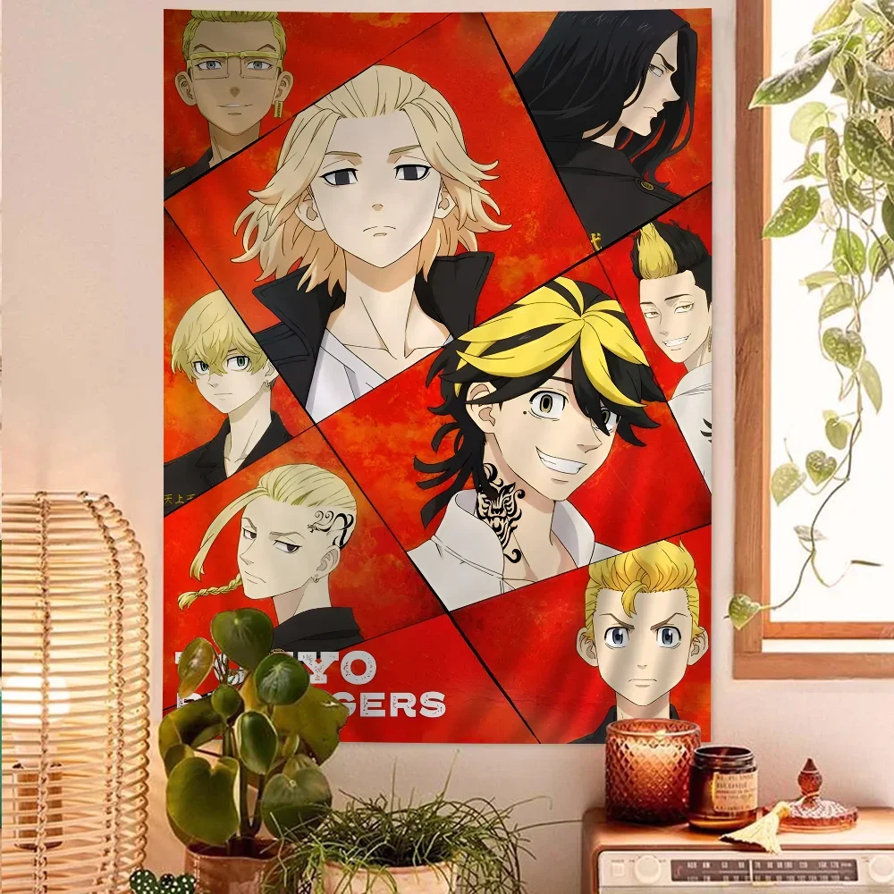Tokyo Revengers Tapestry Art Printing Art Science Fiction Room Home Decor Home Decor