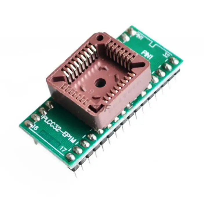 PLCC32 to DIP32 programmer IC adapter socket