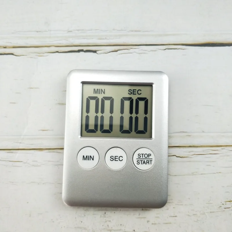 LCD شاشة ديجيتال الملونة الحد الأدنى الموقت المطبخ مكتب الطالب مع ساعة توقيت صغيرة متعددة الوظائف ساعة تنبيه الديكور