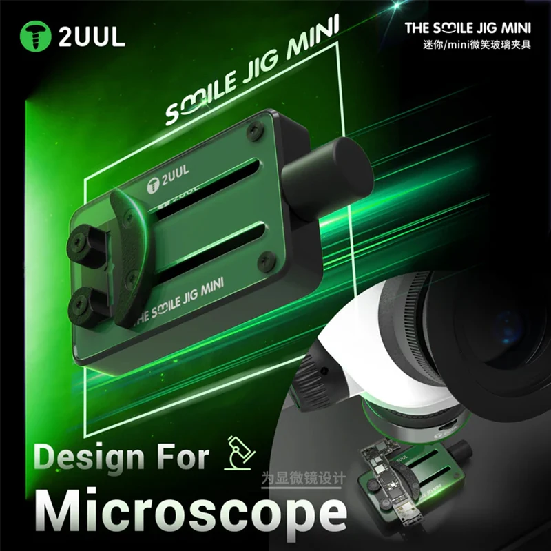 

2UUL BH30 THE Smile Jig PCB Repair Holder with Heat Resistance Surface for Cell Phone Motherboard CPU IC Solder Repair Tools