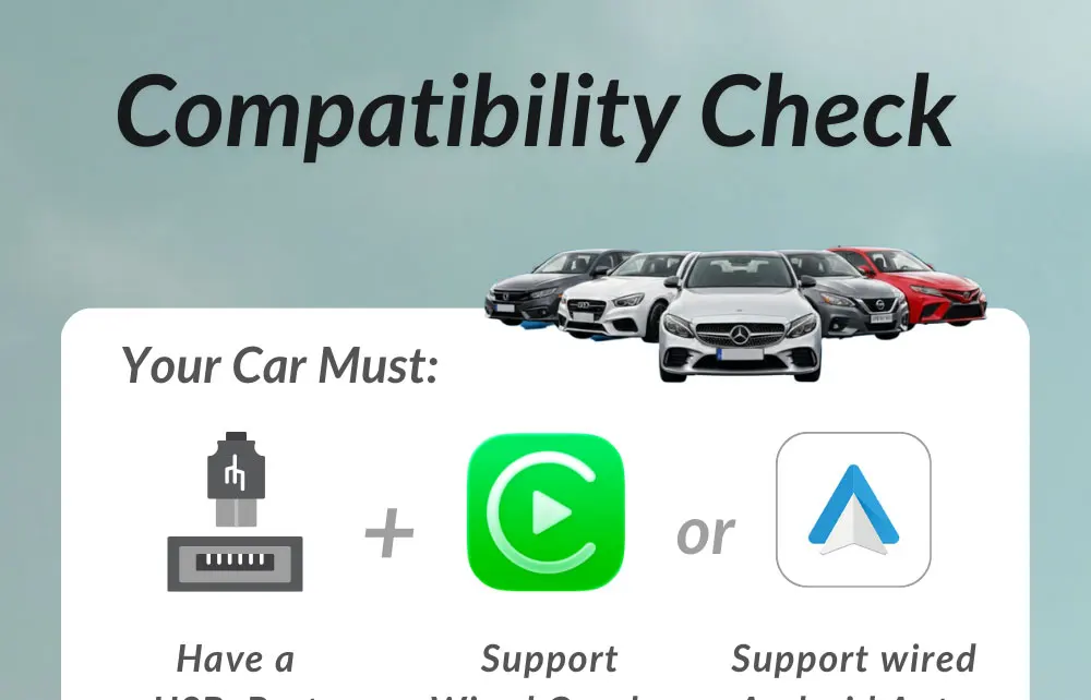 Ottocast Mini Dot Kabelloser Carplay-Adapter Android Auto Dongle Kabelgebunden zu Kabellos WiFi 6 Bluetooth 5.4 Plug & Play für Audi Kia – Detail 2