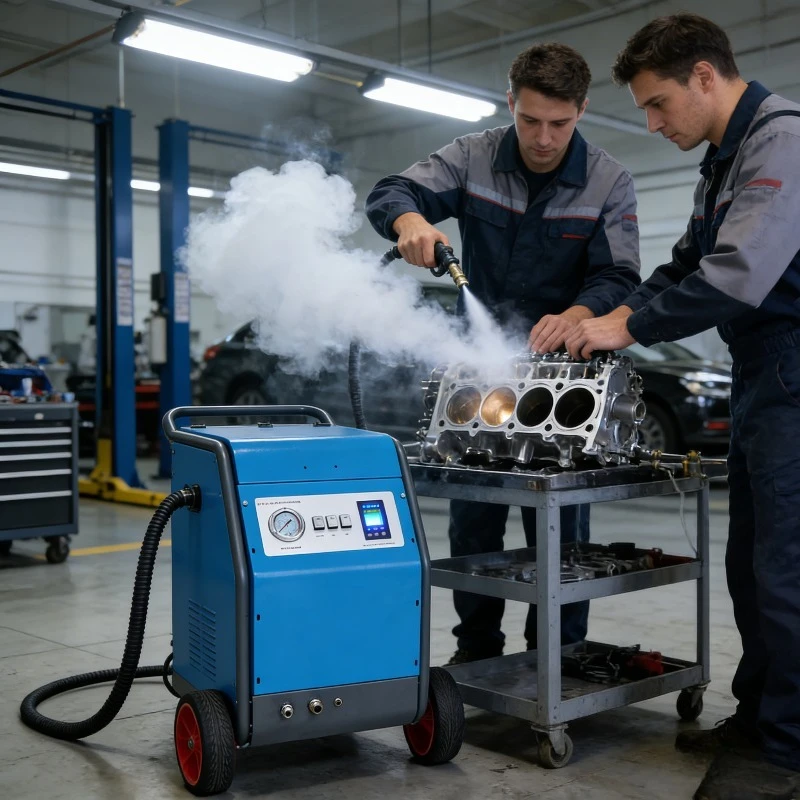 Hot Sale Industrial Dry Ice Blasting Machine for Car Engine Cleaning Easy Operation CO2 Washer with Warranty Fast Shipping