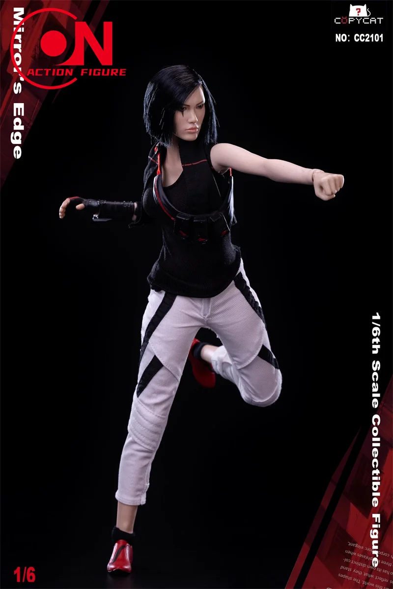 COPYCAT CC2101 1/6 Parkour Girl Figure Model 12'' Female Soldier Action Figure Doll Full Set Toy In Stock