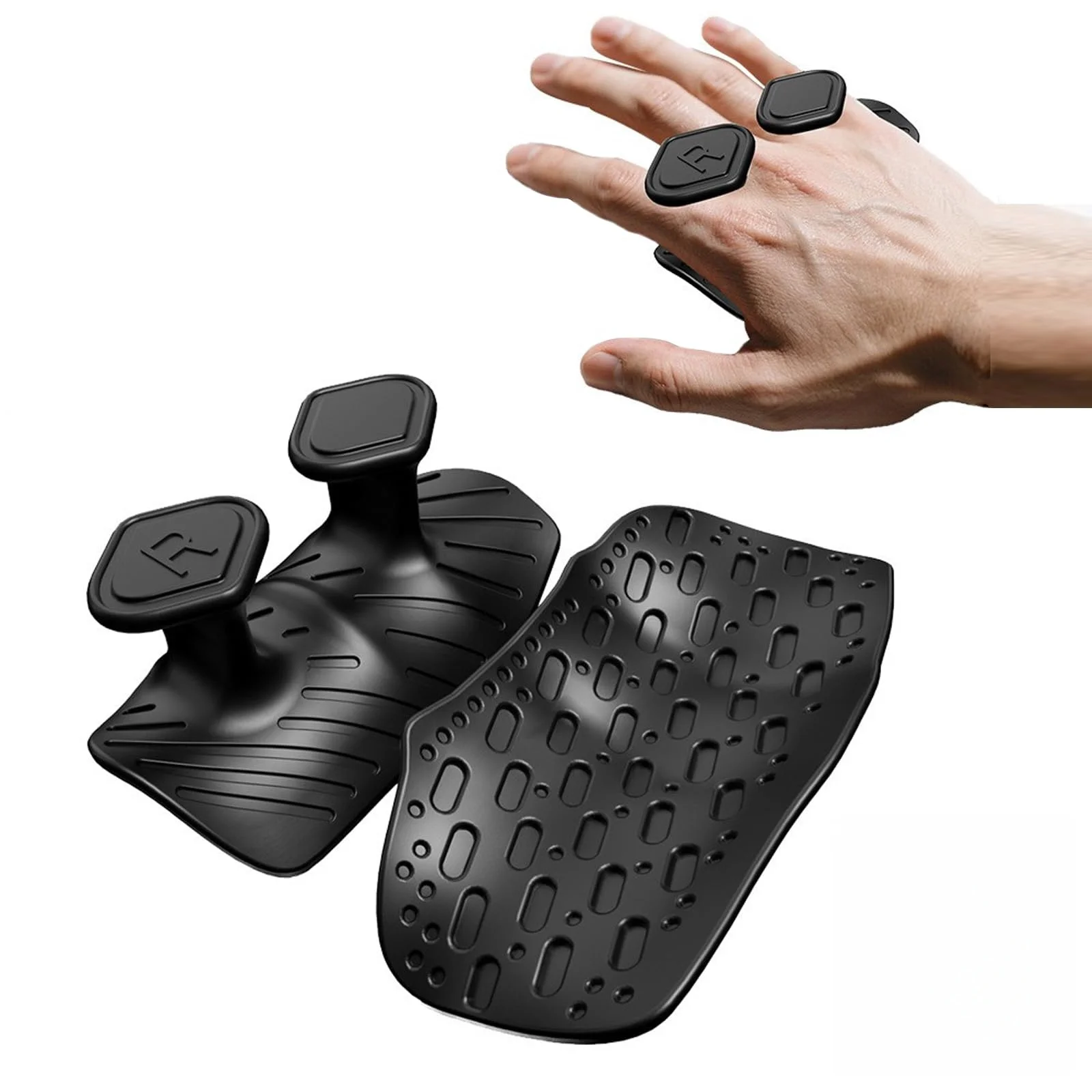 Gants de musculation antidérapants double face, gants sans doigts en silicone pour tractions, protection des paumes, pour hommes et femmes