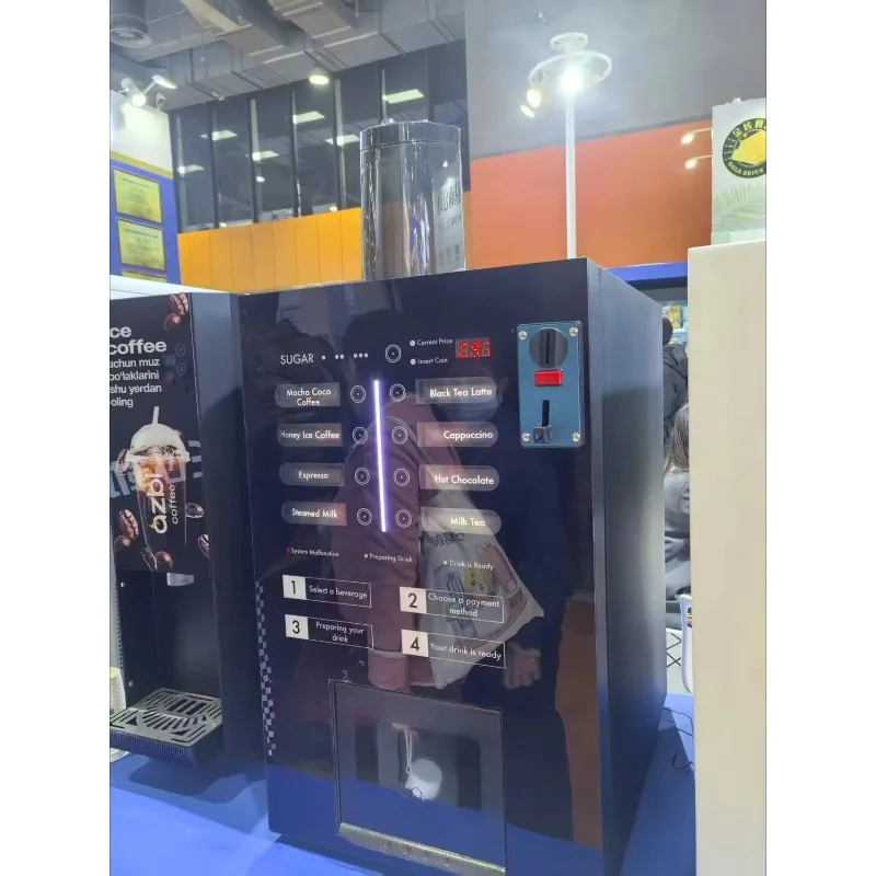 

【Best-selling】 Eco-Friendly Multi-Beverage Vending Machine (Coffee/Hot Chocolate) with Fresh Brew for Office