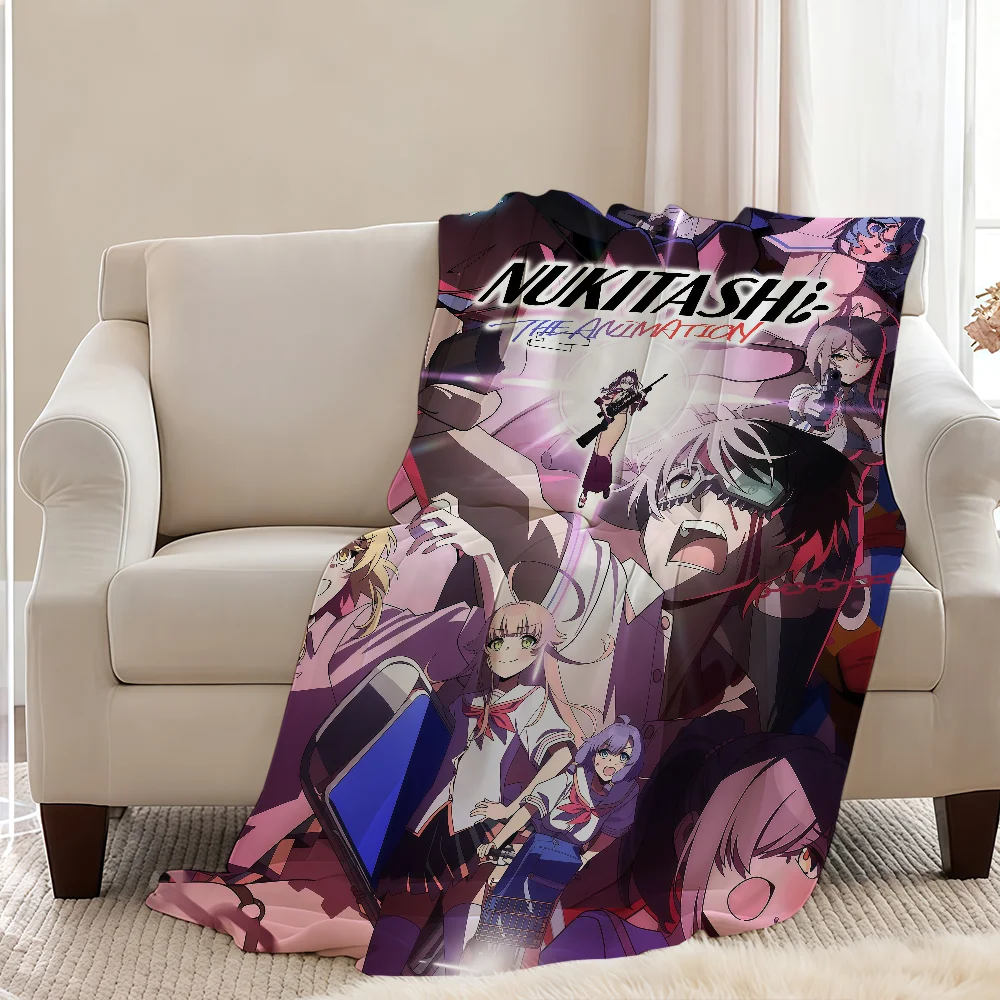 

N-NukitashiS-ES The A-AnimationS-ES 2025 Blanket Throw Super Cosy Plush Living Room Sofa Couch Childish Birthday Gifts