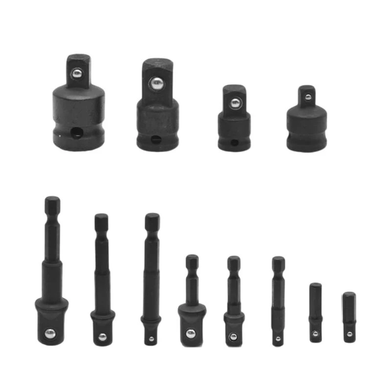 12pcs Impact Proveroce Socket Adapter Set Anti Slip Designs Adapter für Elektrowerkzeug