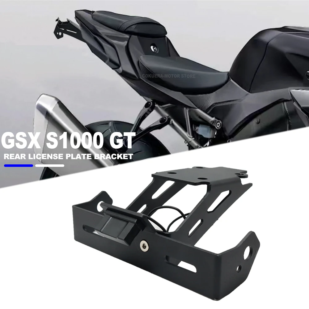 

For Suzuki GSX-S1000 GSXS1000 2022 2023 Motorcycle Rear License Plate Holder Bracket with Light Tail Tidy Fender plate bracket