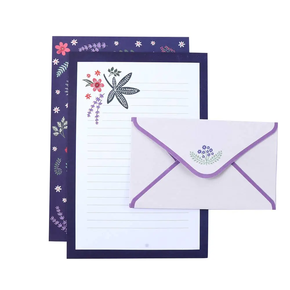 

Lovely Invitation Gift Envelope Letter Pad Cartoon Beautiful Flower Envelope Writing Paper Stationery Paper Letter Paper