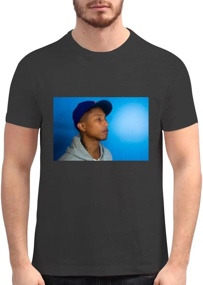 Pharell Williams-T-shirt graphique doux pour homme, HAI # G667223