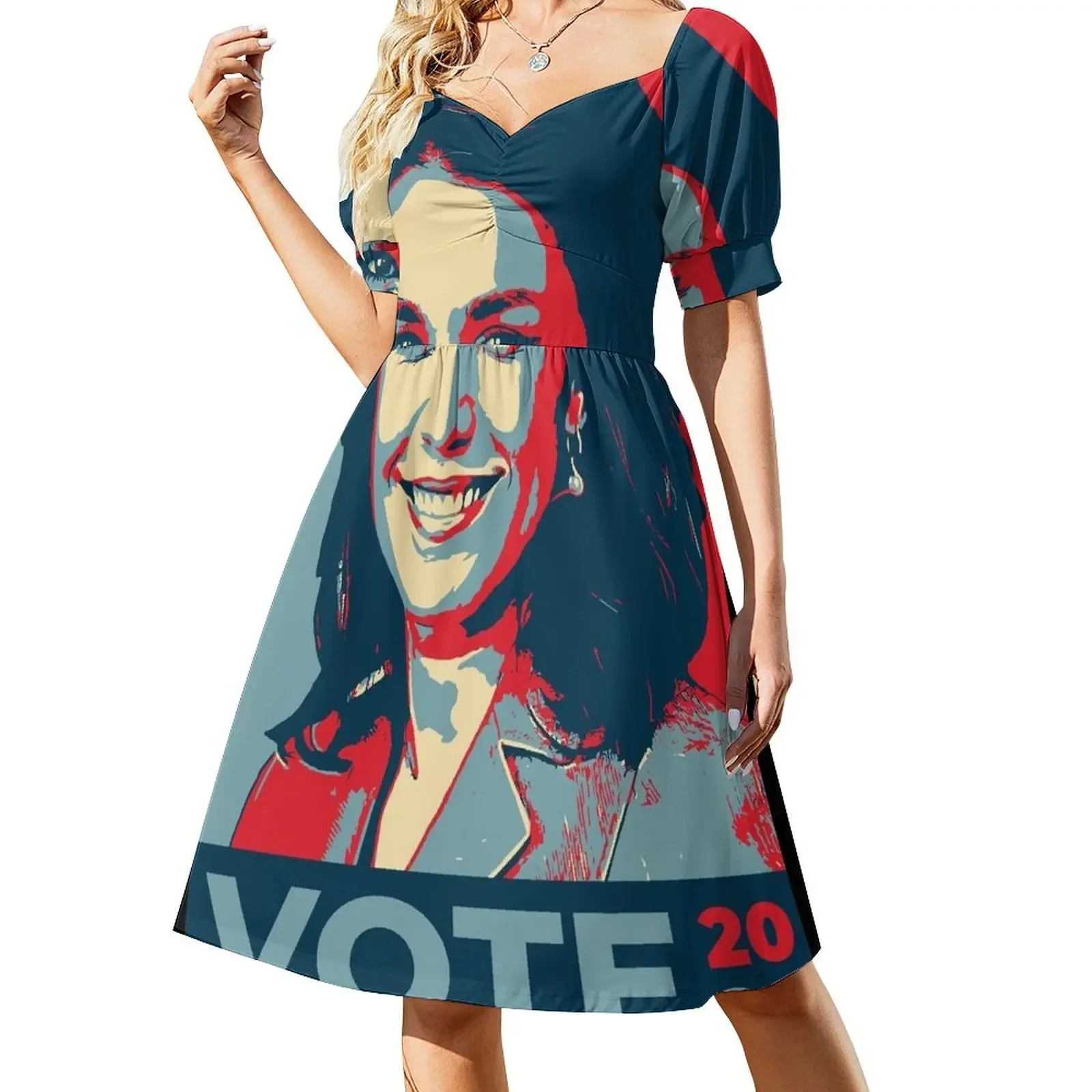 

Vote Tulsi Sleeveless Dress summer women's dress 2025 Women's dress african dresses for woman birthday dresses for women