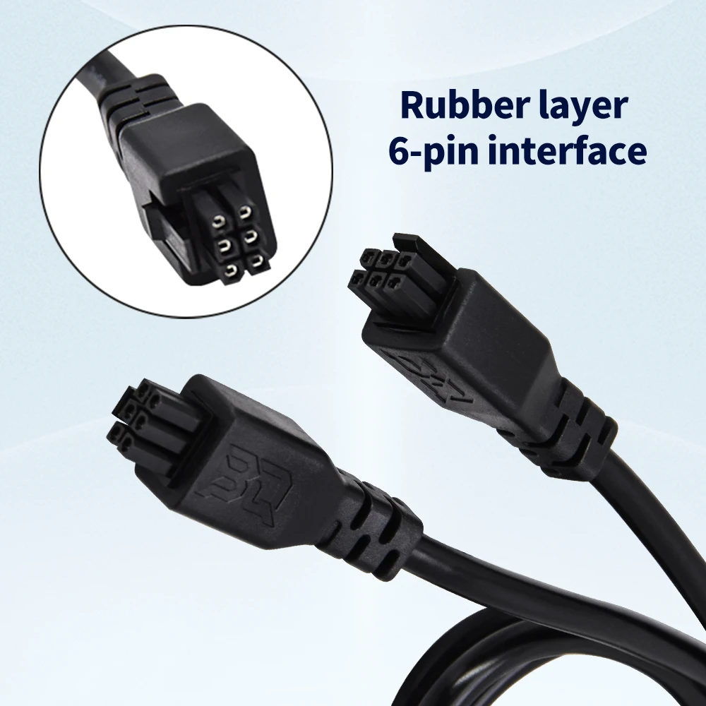 Przedłużacz Bambulab H2D/X1C/X1/P1S/P1P AMS, kabel AMS Lite 1.5M 6-pin z pierścieniem magnetycznym do Bambu lab H2D/X1C/X1/P1S