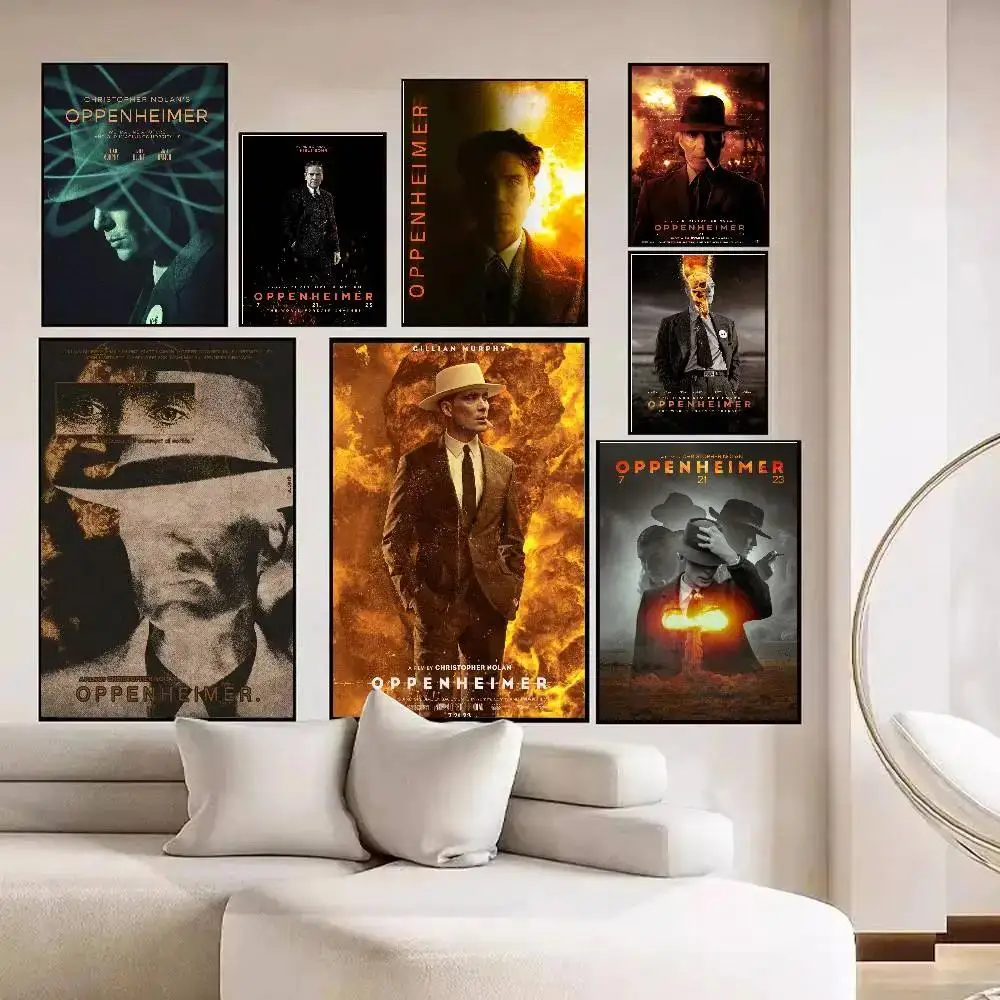 Oppenheimer الفيلم المشارك جدار ديكور فني المنزل اللوحة الرقمية لغرفة المعيشة المطبخ مطعم