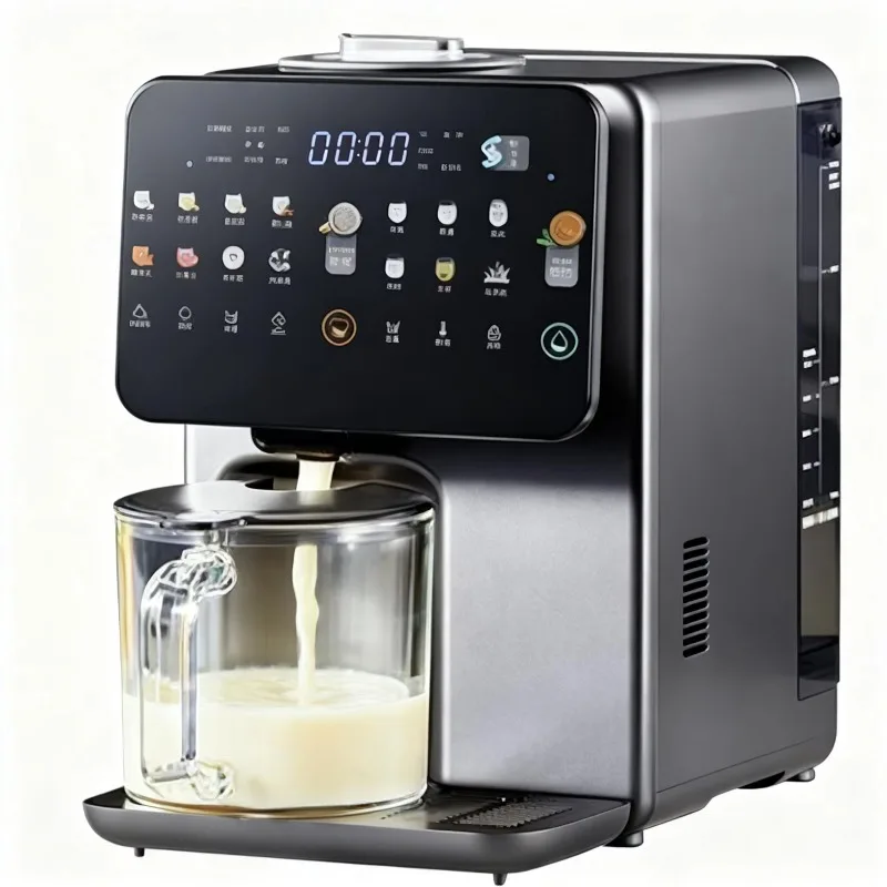 Fully automatic high-end nut milk machine Best household soybean milk machine 1.2L glass container Multi-function