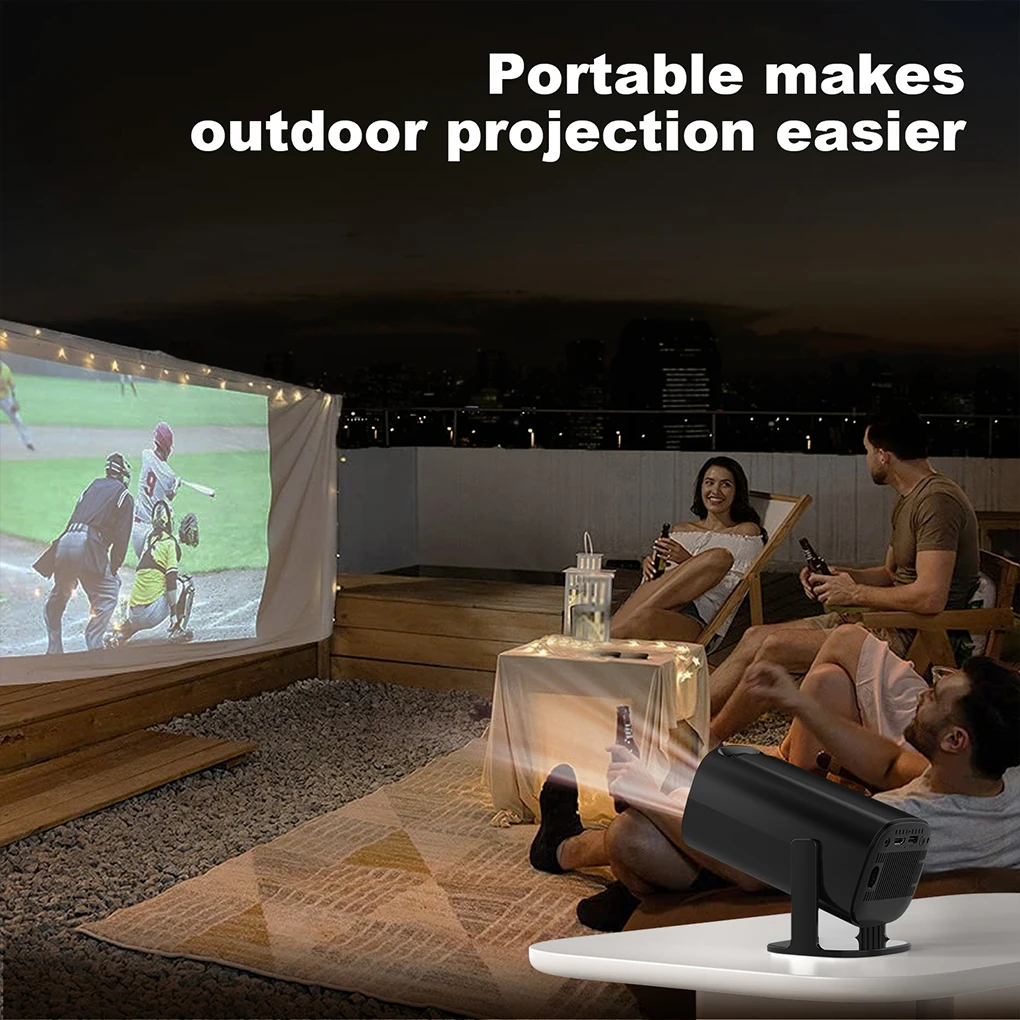 Easy To Home Cinema Projector With Intelligent AI Voice Remote Control Portable Mini Projector 4K