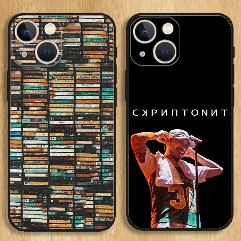 

Scriptonite Rapper Phone Case For iPhone15,14,13,12,11,Pro,Max,Plus,Mini,X,XS,XR,8,7,6,S,Plus,SE Soft Black Case