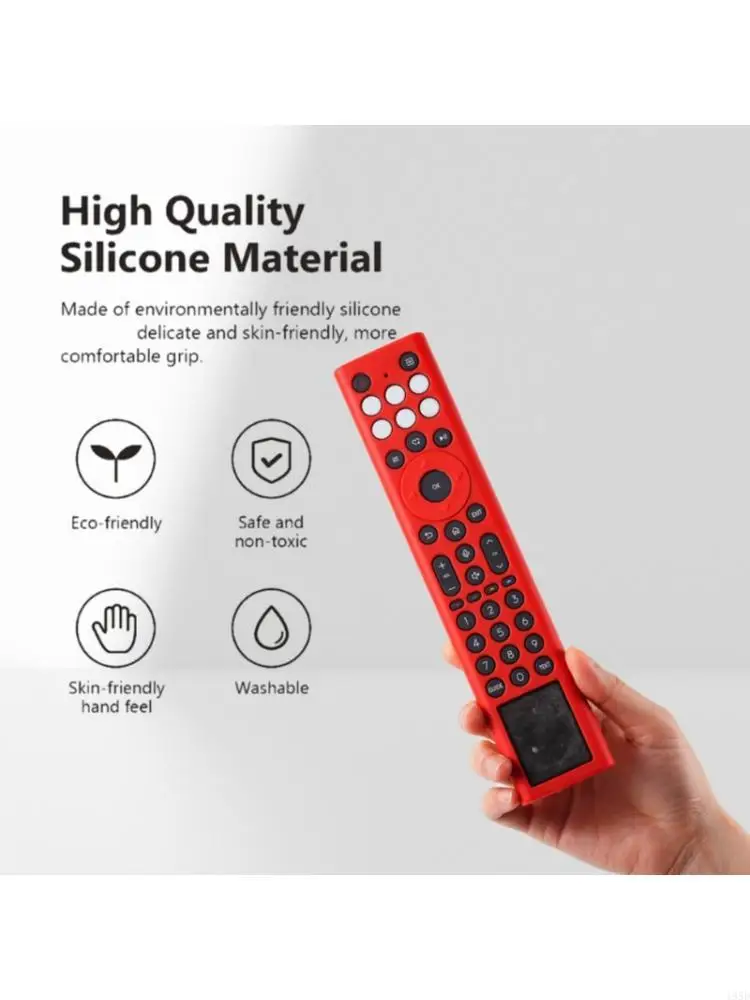 Soft Elastics Silicone Protectors Case For ERF6A66 Television Solar Remote Controller 