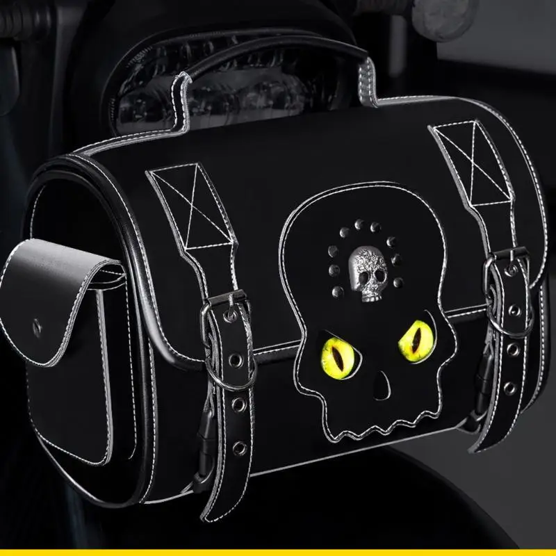 

SZCH Waterproof Motorcycle Gear Bag with Retro Aesthetic & Practical Features Multifunctional Riders Bag for City Commuters