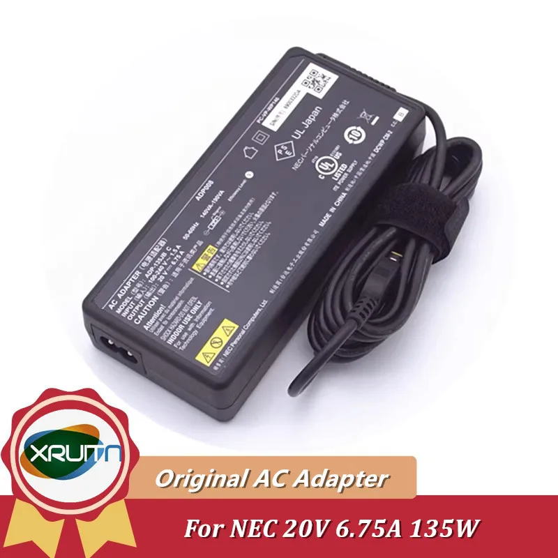 

Genuine ADL135SLC3A 135W 20V 6.75A AC Adapter Laptop Charger for NEC Laptop Power Supply Original