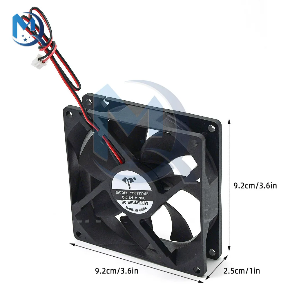 92mm 9225 Fan DC 5V 12V 24V 92mm*92mm*25mm Fan DC Brushless Cooling Fan 92x92x25mm PC Computer Case Cooler