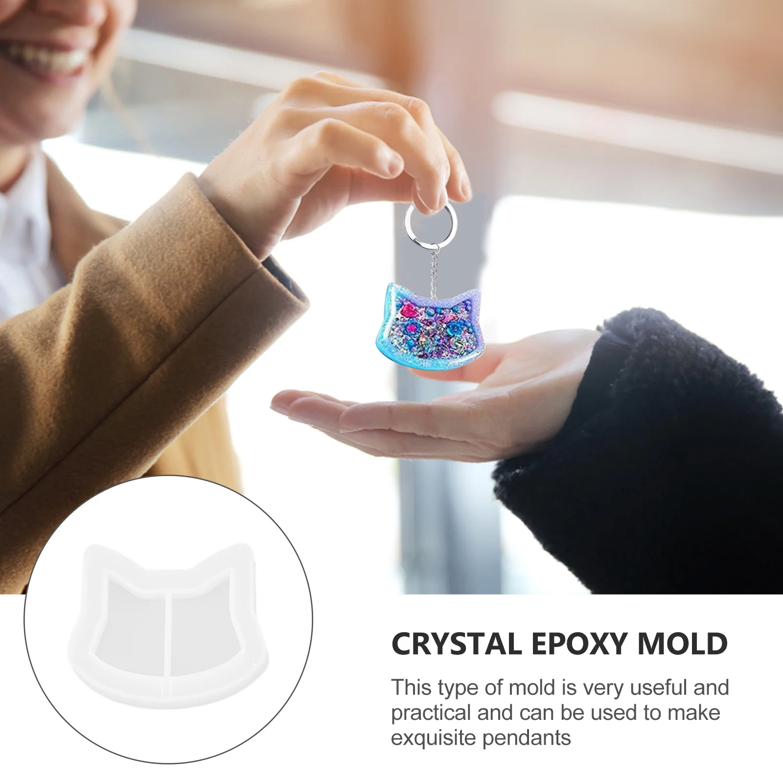 

12pcs Crystal Epoxy Mold Silicone Resin Craft Mold For Pendant Making Diy Jewelry Supplies Flexible Molds Easy Release