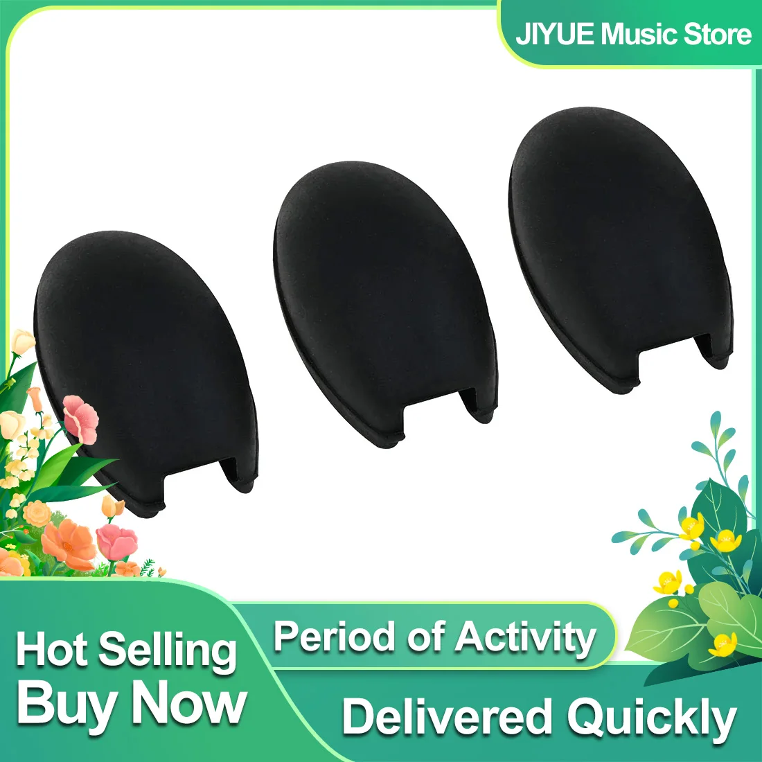 3 Pcs/Sets Of Saxophone Palm Rests Side Key Pads Palm Key Leather Pads Professional Woodwind Musical Instrument Accessories