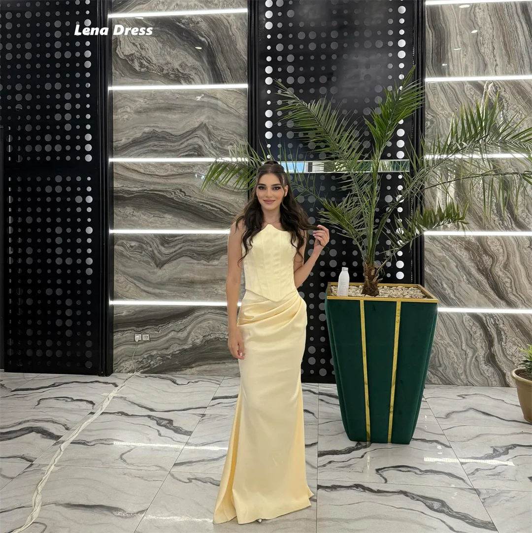 레나 머메이드 우아한 드레스 소매 없는 이브닝 드레스 여성 우아한 파티 드레스 럭셔리 2025 맞춤 제작