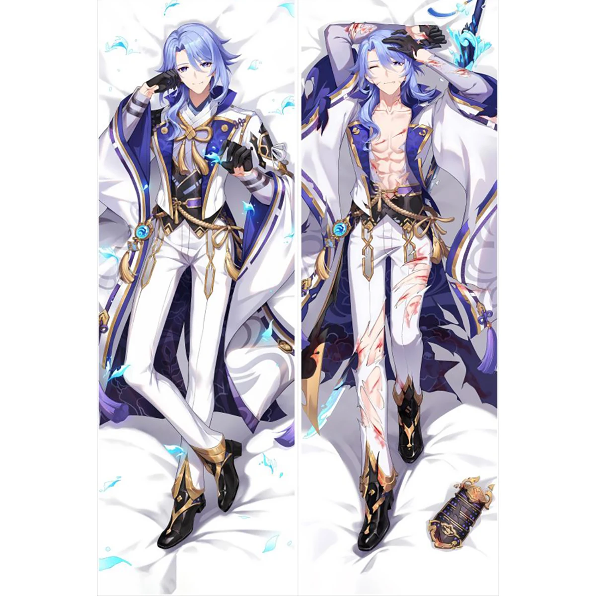 

Anime Genshin Impact Kamizato Ayato Two-dimens Anime Game Dakimakura Pillowcase Hugging Body Pillow Cover No Filler