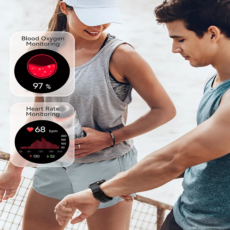 Smart Watches Women Sports Fitness Watch IP68 Waterproof Bluetooth Call 2024 Women Gift Watch Health Monitor For Android iOS