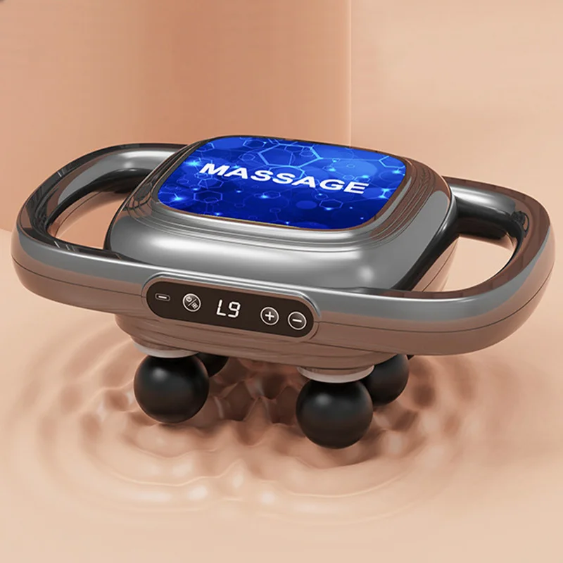 

Six Head Fascia Gun Electric Muscle Massage Device with High Strength for Relaxing Whole Body Thighs Calves Portable Massage Gun