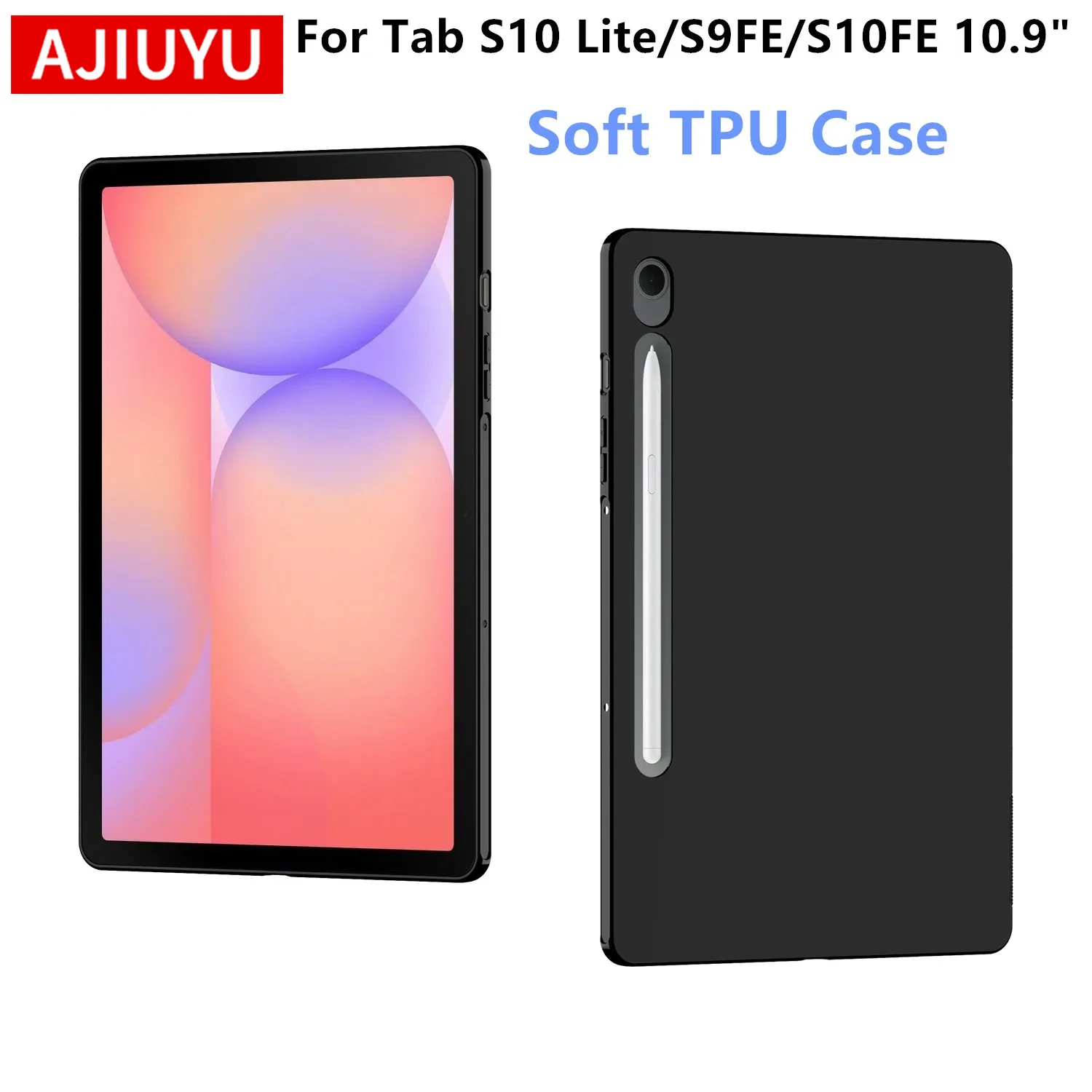 

Силиконовый чехол для Samsung Galaxy Tab S10 Lite 10,9 дюйма, 2025 SM-X400 X406B, задняя крышка для планшета Galaxy Tab S9 FE/S10 FE, чехол из ТПУ