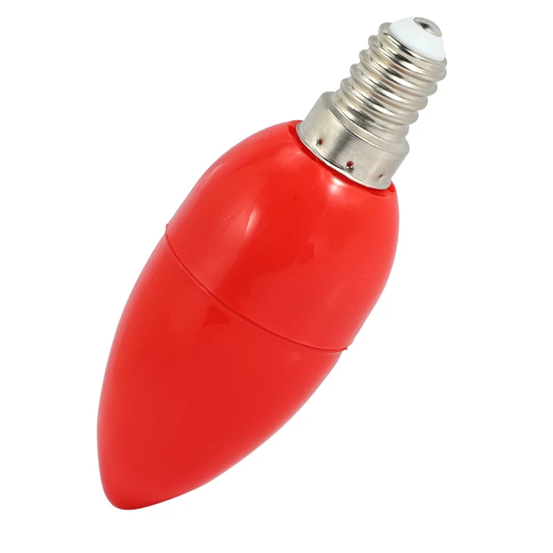 

【Flash Deal】20X LED Candle Light Candle Light Bulbs Red Fortune Lamp God Lights Energy Saving Candle Lights,E14